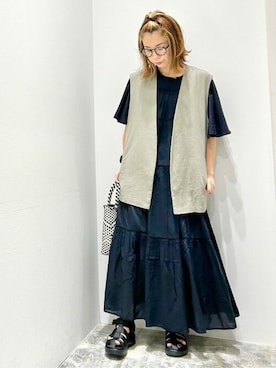 mi_ku_902さん(レディース・158cm)の夏コーディネート