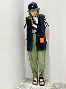 mi_ku_902さん（レディース・158cm）の夏コーディネート