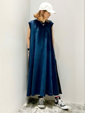 「AMERICAN HOLIC（アメリカンホリック）のアイテム（ネックレス）」を使った、mi_ku_902さん（レディース・158cm）の夏コーディネート