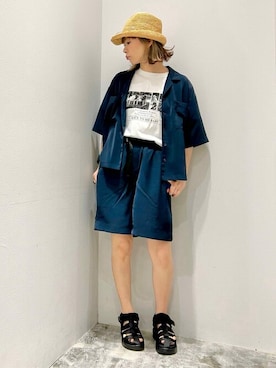 mi_ku_902さん（レディース・158cm）の夏コーディネート