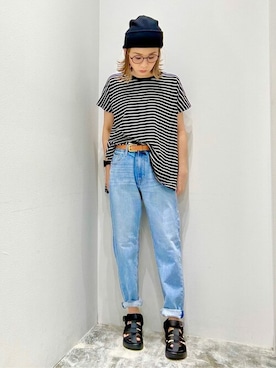 mi_ku_902さん（レディース・158cm）の夏コーディネート