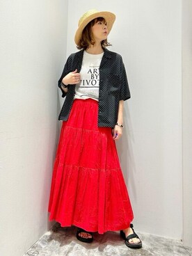 mi_ku_902さん（レディース・158cm）の夏コーディネート