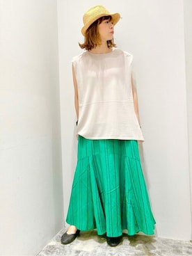 mi_ku_902さん（レディース・158cm）の夏コーディネート