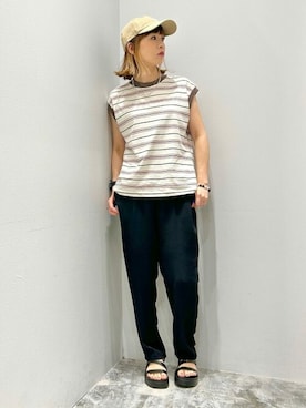 「ELENCARE DUE（エレンカーレデュエ）のアイテム」を使った、mi_ku_902さん（レディース・158cm）の夏コーディネート