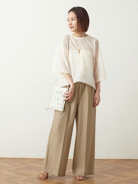 「journal standard L'essage（ジャーナルスタンダードレサージュ）のアイテム」を使った、ozakiさん（レディース・157cm）の春コーディネート