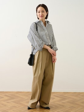 「THOMAS MASON（トーマス メイソン）のアイテム」を使った、ozakiさん（レディース・157cm）の春コーディネート