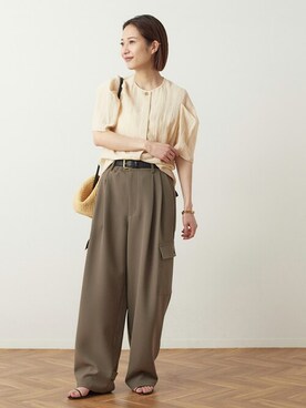 ozakiさん（レディース・157cm）の春コーディネート