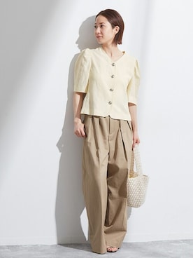「journal standard L'essage（ジャーナルスタンダードレサージュ）のアイテム（その他アウター）」を使った、ozakiさん（レディース・157cm）の春コーディネート