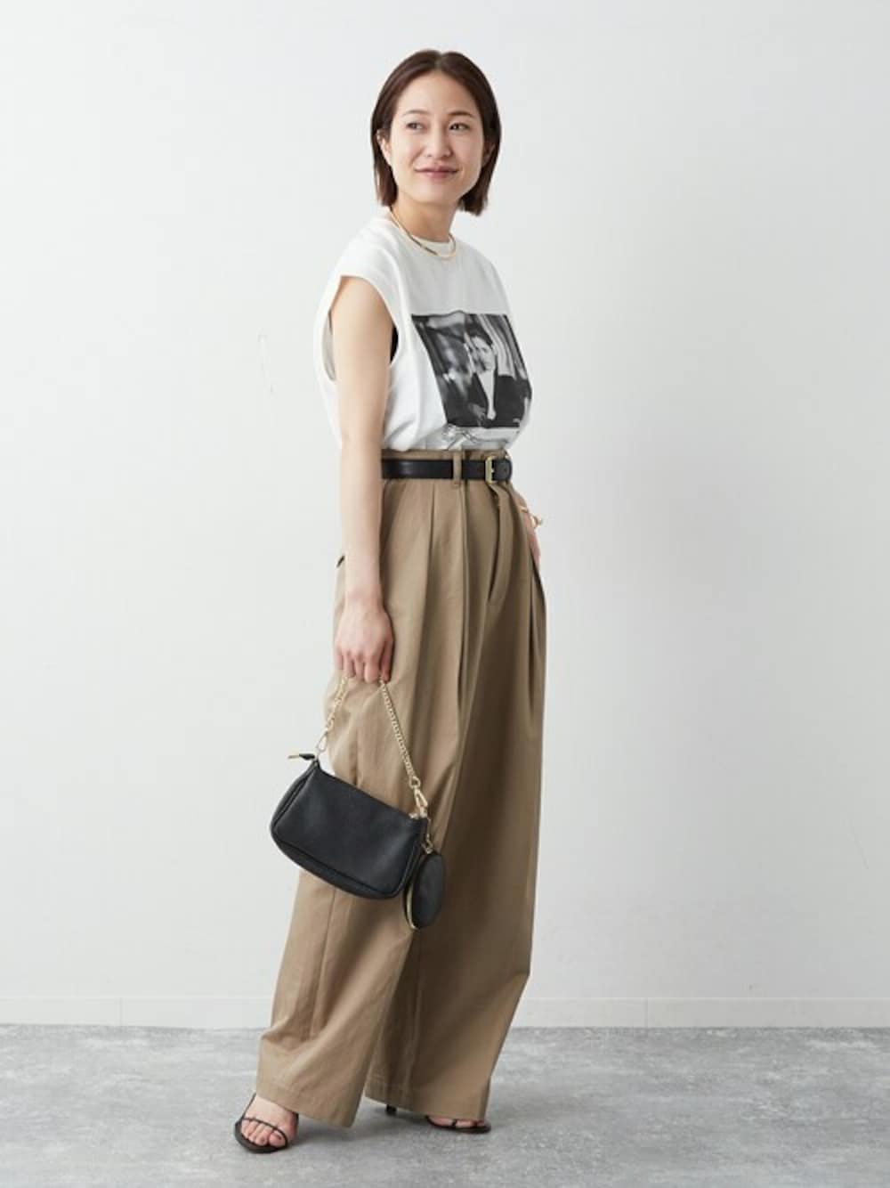 JOURNAL STANDARD L'ESSAGE FINXギャバ チノパンツ（追加2》FINX