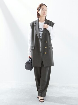 「journal standard L'essage（ジャーナルスタンダードレサージュ）のアイテム（その他アウター）」を使った、ozakiさん（レディース・157cm）の冬コーディネート