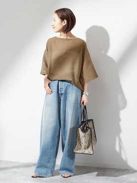 「journal standard L'essage（ジャーナルスタンダードレサージュ）のアイテム」を使った、ozakiさん（レディース・157cm）の春コーディネート