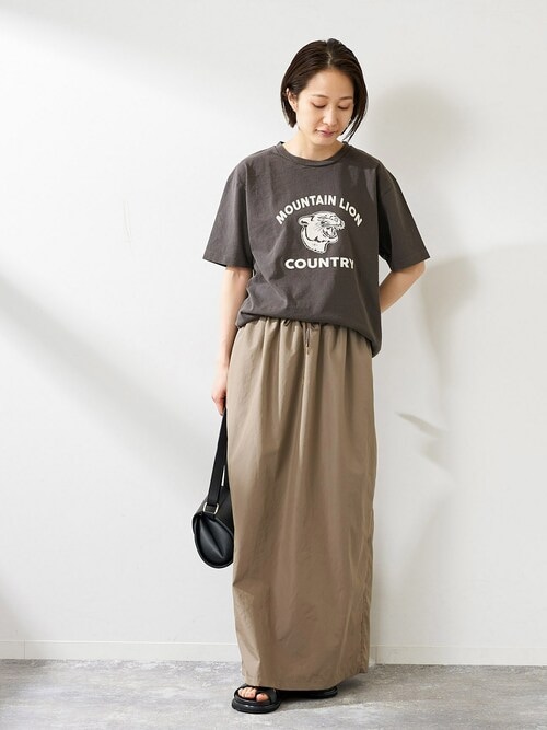 SLOBE IENA Mixta mountain lion Tシャツ 別注》【MIXTA/ミクスタ】MOUNTAIN LION CREW T-SHIRTS：Tシャツ