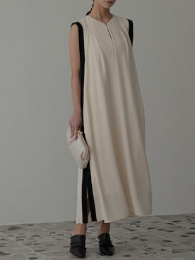 「アイテム（ドレス、ホワイト系）」を使った、SHOP STAFFさん（レディース・160cm）の冬コーディネート