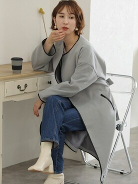 SHOP STAFFさん（レディース・163cm）の冬コーディネート
