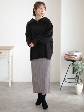 SHOP STAFFさん（レディース・163cm）の冬コーディネート