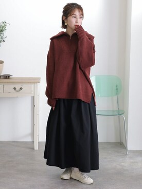 SHOP STAFFさん（レディース・163cm）の冬コーディネート