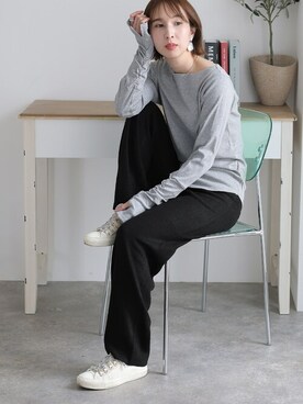 SHOP STAFFさん（レディース・163cm）の冬コーディネート