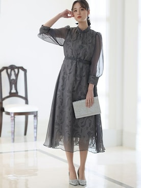 「アイテム（ドレス）」を使った、SHOP STAFFさん（レディース・168cm）の春コーディネート