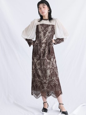 「結婚式コーデ」｜SHOP STAFFさん（レディース・161cm）の秋コーディネート