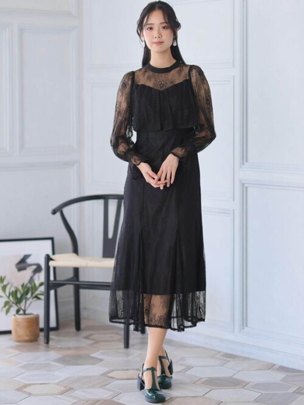☆半袖☆ハートネック ミ二丈 ワンピース パーティ ドレス xlx-dress66-1.jpg