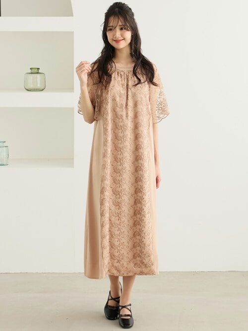 PourVous（プールヴー） ドレス ロング＆袖ありフォーマルAライン