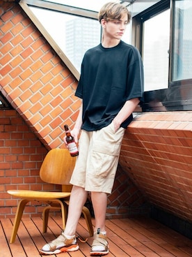 8(eight)さん（メンズ・180cm）の夏コーディネート