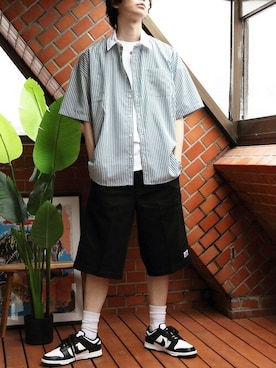 「エイトン」｜8(eight)さん（メンズ・178cm）の夏コーディネート