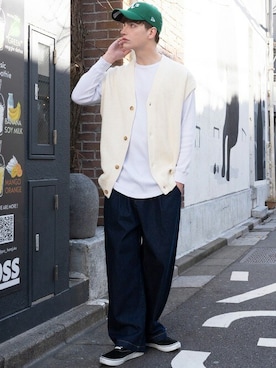 8(eight)さん(メンズ・180cm)の秋コーディネート