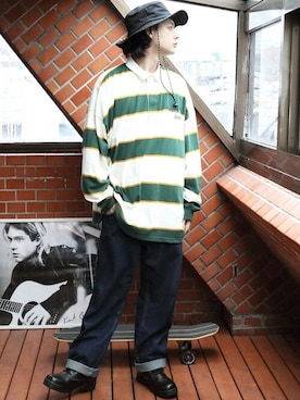 8(eight)さん（メンズ・173cm）の秋コーディネート