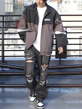 「８(eight)（エイト）のアイテム」を使った、8(eight)さん（メンズ・173cm）の春コーディネート