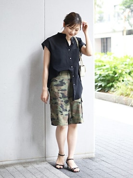 Yuriさん（レディース・159cm）の夏コーディネート