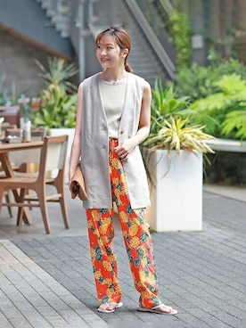 【新品】SLOBE IENA ニットジレ ベージュ　スローブイエナ SLOBE IENA（スローブイエナ）の「ニットジレ（ベスト）」 - WEAR