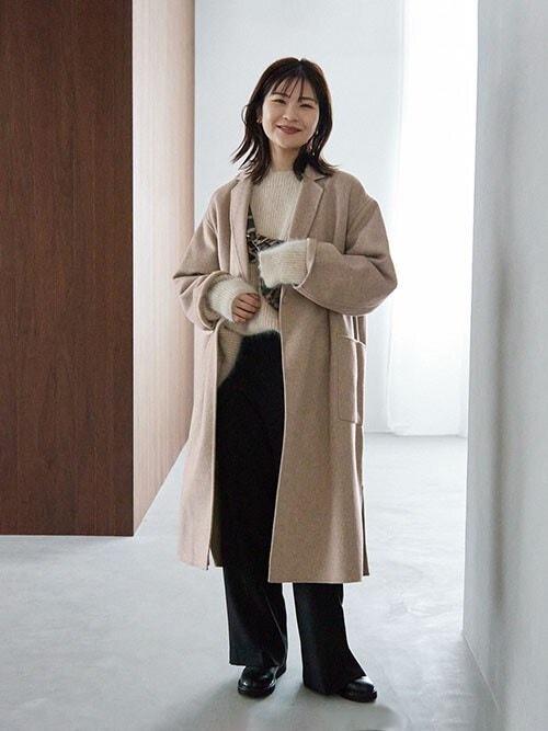 SLOBE IENA HAMILTONダブルフェイスロングチェスターコート SLOBE IENA（スローブイエナ）の「HAMILTONダブルフェイスロング