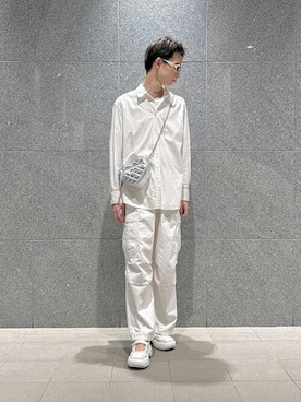 「CHARLES & KEITH（チャールズ & キース）のアイテム（アクセサリー）」を使った、CHARLES & KEITHさん（レディース・160cm）の夏コーディネート