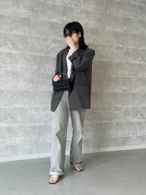 Chloe Soleilヒール ミュール【国内買付/発送】ロゴステッチ セール】クリスタルバックルヒールミュール（サンダル