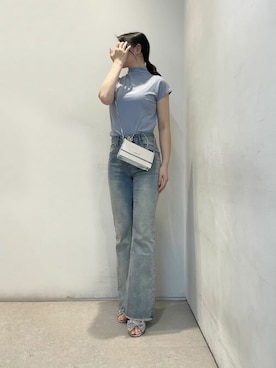 「CHARLES & KEITH（チャールズ & キース）のアイテム（財布/小物）」を使った、CHARLES & KEITHさん（レディース・160cm）の夏コーディネート