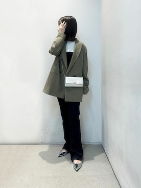 「CHARLES & KEITH（チャールズ & キース）のアイテム（財布/小物）」を使った、CHARLES & KEITHさん（レディース・160cm）の夏コーディネート