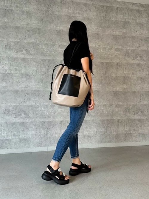 PHOEBE PHILO ペースランナー ブラックスエード サンダル PHOEBE PHILO(フィービーファイロ) サンダル・ミュール