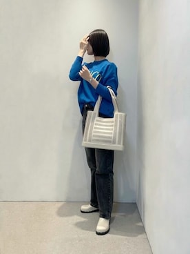 「CHARLES & KEITH（チャールズ & キース）のアイテム（スリッポン）」を使った、CHARLES & KEITHさん（レディース・160cm）の夏コーディネート