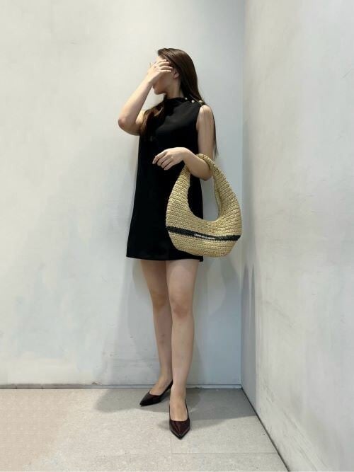 【Charles&Keith】Allegra ニットスラウチーホーボーバッグ CHARLES ＆ KEITH ハンドバッグ Allegra アレグラ ニットスロー