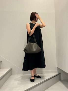 「CHARLES & KEITH（チャールズ & キース）のラウンドトゥ メリージェーン（パンプス）」を使った、CHARLES & KEITHさん（レディース・160cm）の夏コーディネート