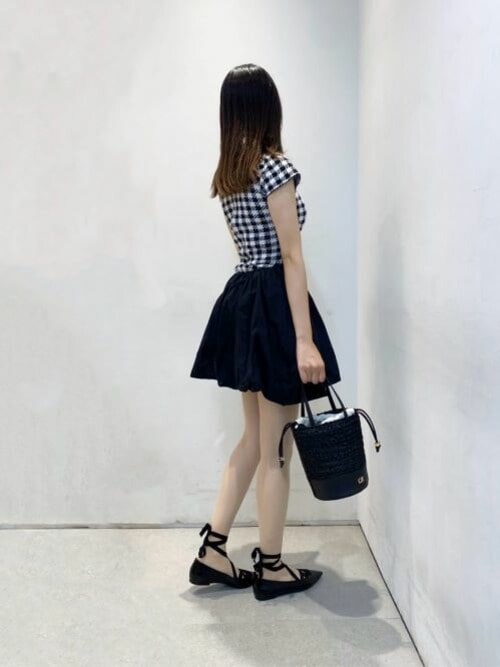 【ALDO】マルチ素材・ラフィア☆バケット型・ショルダーバッグ セール】レザー&ラフィア バケットバッグ（ショルダーバッグ