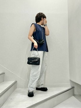「CHARLES & KEITH（チャールズ & キース）のアイテム（財布/小物）」を使った、CHARLES & KEITHさん（レディース・160cm）の夏コーディネート