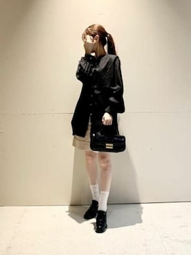 「CHARLES & KEITH（チャールズ & キース）のアイテム（財布/小物）」を使った、CHARLES & KEITHさん（レディース・160cm）の秋コーディネート