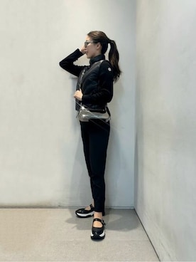「CHARLES & KEITH（チャールズ & キース）のSloane スローン ホーボーバッグ（ショルダーバッグ）」を使った、CHARLES & KEITHさん（レディース・160cm）の秋コーディネート