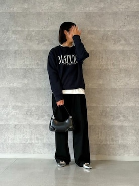 「CHARLES & KEITH（チャールズ & キース）のSloane スローン ホーボーバッグ（ショルダーバッグ）」を使った、CHARLES & KEITHさん（レディース・160cm）の秋コーディネート