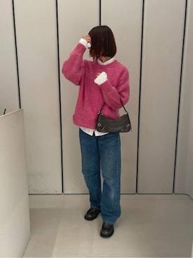 「CHARLES & KEITH（チャールズ & キース）のSloane スローン ホーボーバッグ（ショルダーバッグ）」を使った、CHARLES & KEITHさん（レディース・160cm）の秋コーディネート