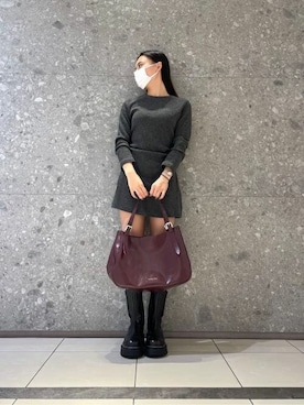 CHARLES & KEITHさん(レディース・160cm)の冬コーディネート