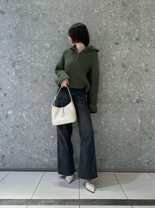 バックルストラップ キトゥンヒールスリングバックパンプス