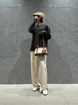 「CHARLES & KEITH（チャールズ & キース）のアイテム（トートバッグ）」を使った、CHARLES & KEITHさん（レディース・160cm）の夏コーディネート